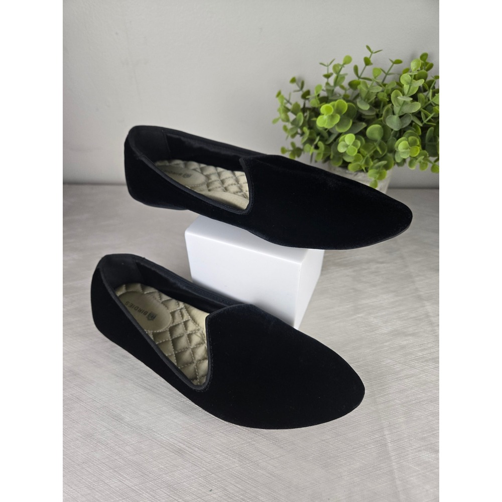 Birdies‎ The Starling Black Velvet Pointed Toe Loafers Womens Size 6.5 Flats